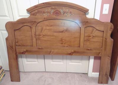 Sale Photo Thumbnail #72: Scroll Decorated Headboard