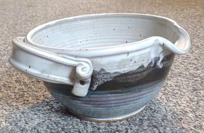 Sale Photo Thumbnail #358: Stoneware Pottery Mixing Bowl