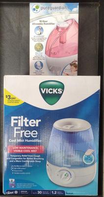 Sale Photo Thumbnail #127: Vicks & Pure Guardian Humidifiers