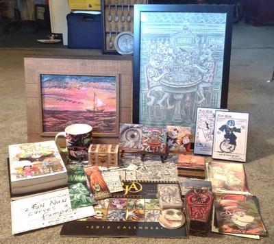 Sale Photo Thumbnail #536: James Lineke Signed Art Items