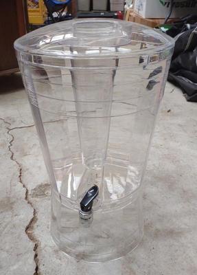 Sale Photo Thumbnail #613: Clear Plastic Beverage Drink Dispenser