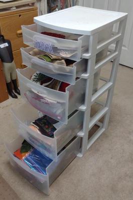 Sale Photo Thumbnail #437: 5 Drawer Organizer w/ Sewing & Craft Supplies