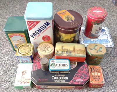 Sale Photo Thumbnail #494: Vintage Advertising Tins B