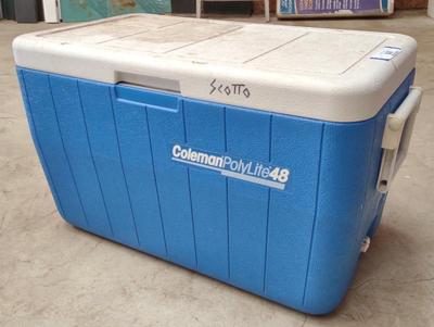 Sale Photo Thumbnail #611: Coleman PolyLite 48 Quart Cooler