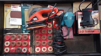 Sale Photo Thumbnail #161: 4 Sanders (Makita, Craftsman &, B&D)