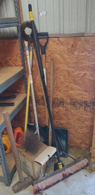 Sale Photo Thumbnail #591: Outdoor Tools, Chimney Sweep Tool & Shop Broom