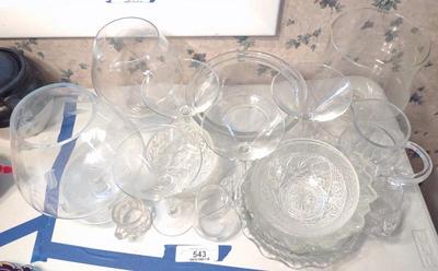 Sale Photo Thumbnail #548: Clear Glass Serveware & Pitchers