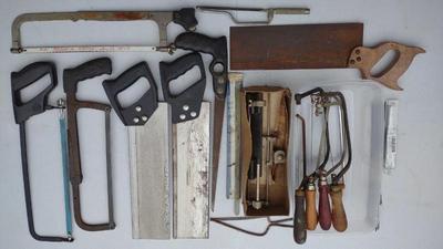Sale Photo Thumbnail #227: Assorted Vintage Hand saws