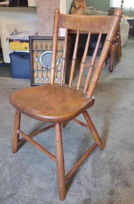 Sale Photo Thumbnail #393: Childs Wooden Chair