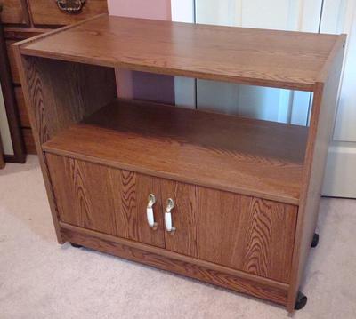 Sale Photo Thumbnail #472: 2 Door Cabinet on Wheels