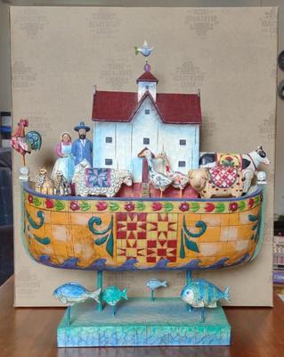 Sale Photo Thumbnail #295: Jim Shore Heartwood Creek Noah's Ark Figurine