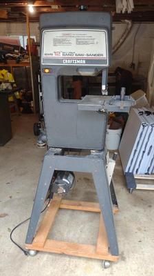 Sale Photo Thumbnail #154: Craftsman 12" Belt Drive Band Saw-Sander
