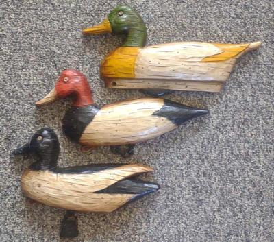 Sale Photo Thumbnail #352: 3 Plastic Decorative Duck Wall Plaques
