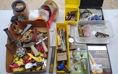 Sale Photo Thumbnail #289: Ratchet Straps, Funnels, Spark Plugs & More