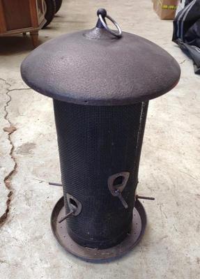 Sale Photo Thumbnail #628: Metal Bird Feeder