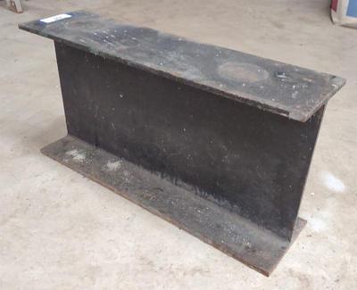 Sale Photo Thumbnail #608: 2' Long Metal Steel I Beam