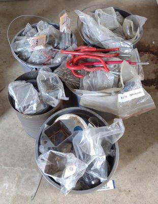 Sale Photo Thumbnail #271: 5 Bucket of Hardware - A