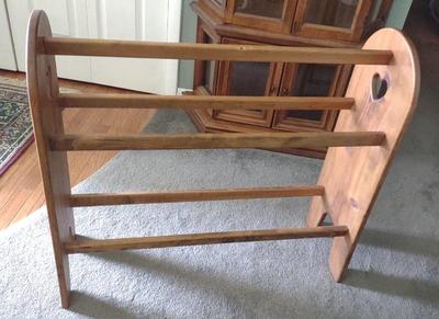 Sale Photo Thumbnail #454: Vintage Wooden Quilt Rack