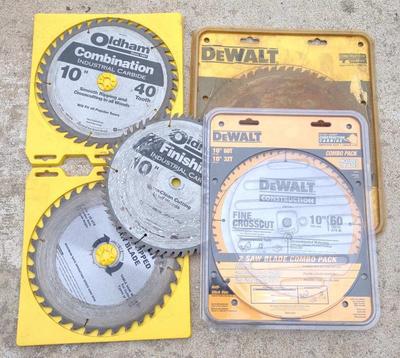Sale Photo Thumbnail #220: 6 Saw Blades Incl. New DeWalt 2 Pack