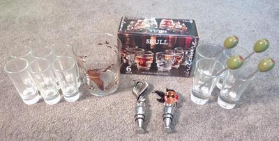 Sale Photo Thumbnail #522: Shot & Whiskey Drinking Glasses