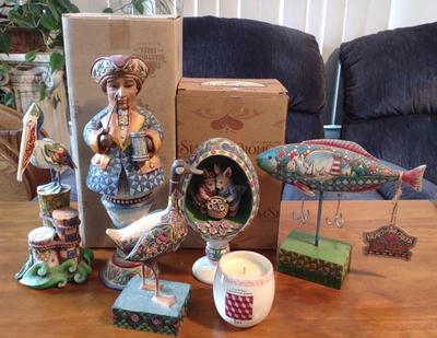 Sale Photo Thumbnail #298: 6 Jim Shore Figurines (2 boxes)