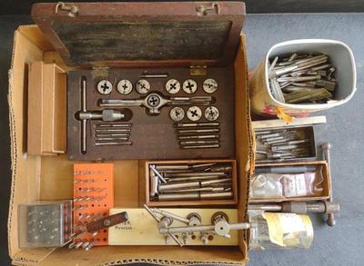 Sale Photo Thumbnail #183: Drill / Thread Taps Incl. Wiley & Russell