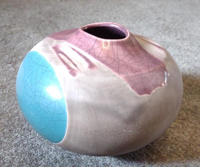 Sale Photo Thumbnail #318: Tony Evans Signed Pottery Vase