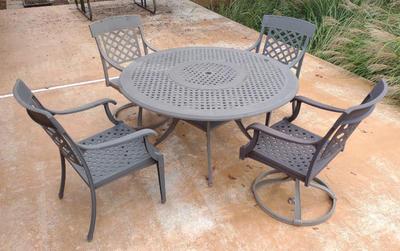 Metal 5 Piece Patio Set