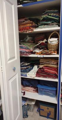 Sale Photo Thumbnail #439: Fat Quarter Quilting Fabric Squares - A