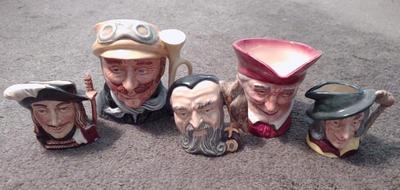 Sale Photo Thumbnail #333: 5 Royal Doulton Mugs