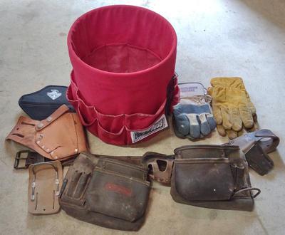 Sale Photo Thumbnail #245: Bucket Boss Tool Organizer, Tool Belt, Gloves...