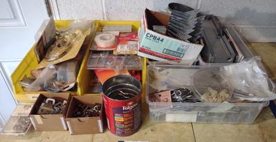 Sale Photo Thumbnail #269: Assortment of Hardware & Brackets