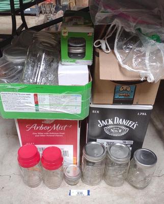 Sale Photo Thumbnail #640: Large Lot of Mason & Canning Jars