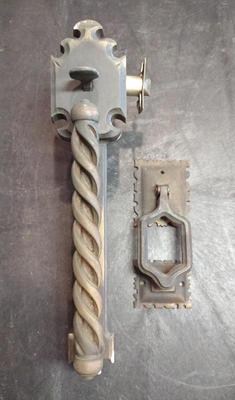 Sale Photo Thumbnail #257: Antique Door Knocker & Handle