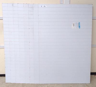 Sale Photo Thumbnail #599: 8 4'x4' White Paneling Boards