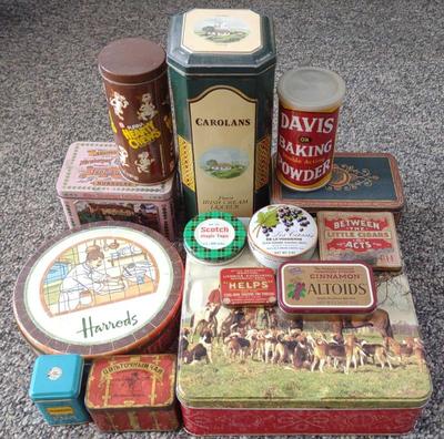 Sale Photo Thumbnail #495: Vintage Advertising Tins C