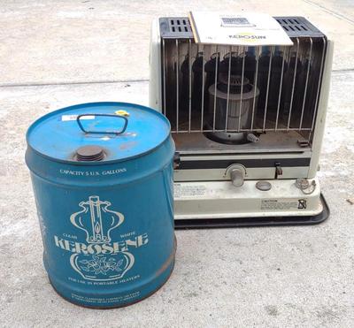 Sale Photo Thumbnail #292: Kerosun Radiant 10 Kerosene Heater w/ Tin Can