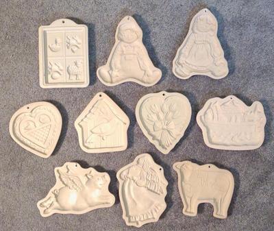 Sale Photo Thumbnail #519: 10 Brown Bag Ceramic Cookie Molds