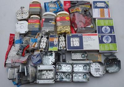 Sale Photo Thumbnail #275: Assorted Electric Outlets & Hardware