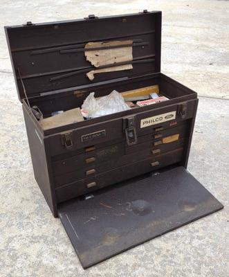 Sale Photo Thumbnail #167: Vintage Kennedy Machinist Tool Chest / Box & Tools