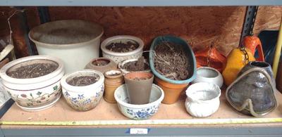 Sale Photo Thumbnail #588: Ceramic Garden Planters