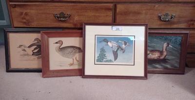 Sale Photo Thumbnail #338: 4 Waterfowl & Duck Art Originals & Prints