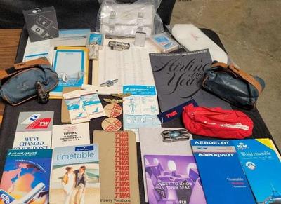 TWA AND PIEDMONT AIRLINES MISCELLANEOUS ITEMS