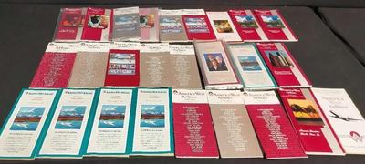 AMERICAN WEST AIRLINES TIMETABLES COLLECTION 