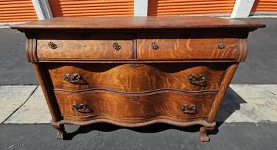 FOUR-DRAWER ANTIQUE DRESSER
