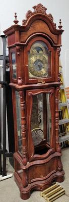 ORNATE RIDGEWAY GRANDFATHER CLOCK