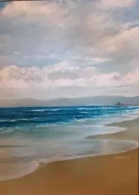 BEAUTIFUL BEACH PAINTING BY NATALIE 