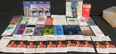 COLLECTION OF AIRLINE TIMETABLES THAT START WITH THE LETTER "T"