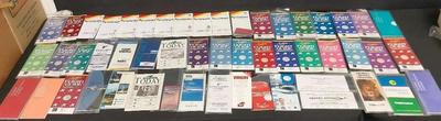 COLLECTION OF AIRLINE TIMETABLES THAT START WITH THE LETTERS "T, U, V, AND Y"