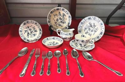 Nikki Double Phoenix Dinnerware Plus Silverware 